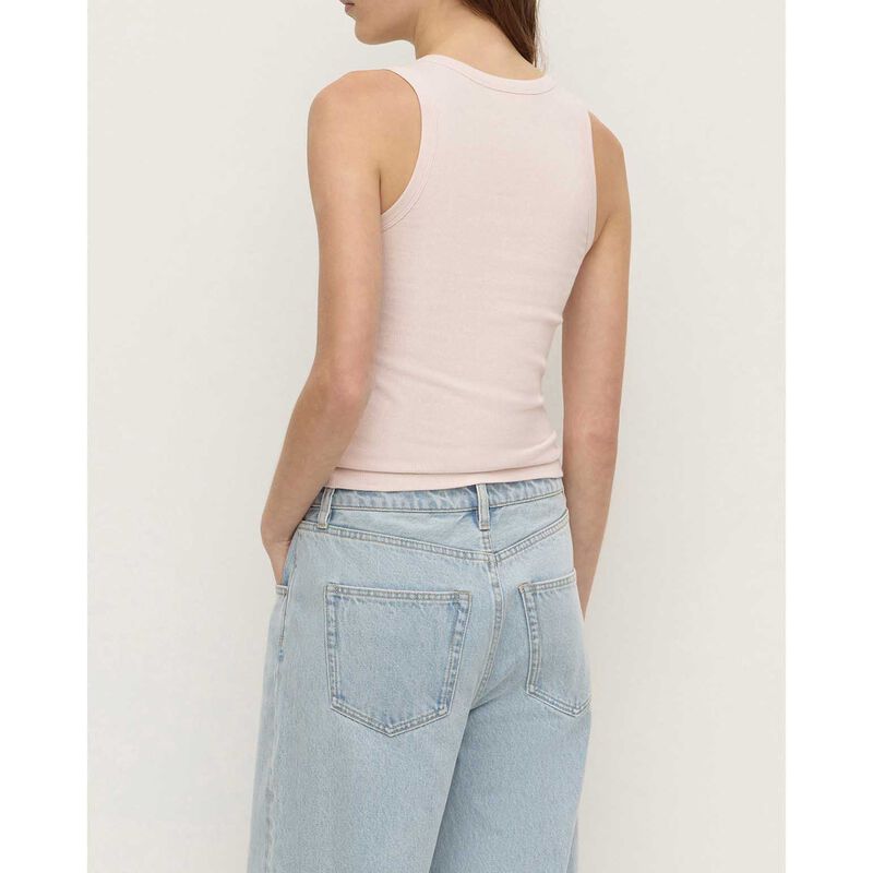 Assembly Label Robyn Scoop Neck Rib Tank Soft Rose image number 1